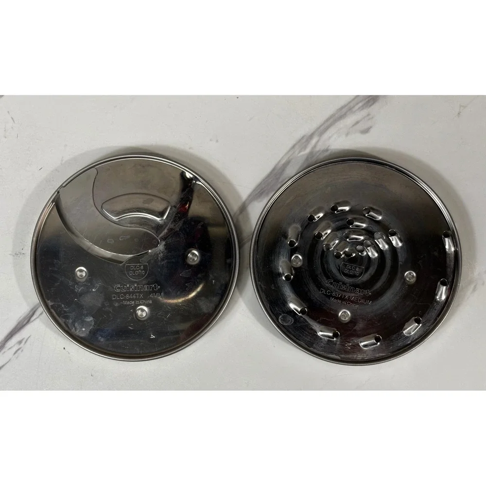 Cuisinart Food Processor Discs DLC-8 DLC-10 4mm Slicer DLC-844TX 837TX Shredder